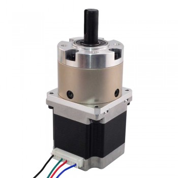 Nema 23 Gear Stepper Motor Bipolar L=56mm1.8 Deg 1.25Nm 2.8A with 4:1 Planetary Gearbox