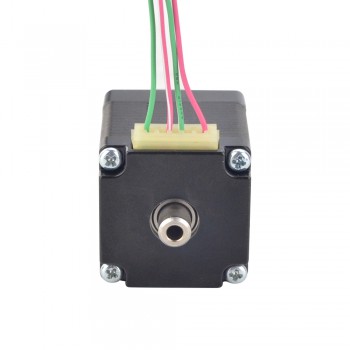 Nema 11 Hollow Dual Shaft Stepper Motor Bipolar 1.8 Deg 6Ncm (8.5oz.in) 1.0A 4 Wires