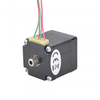 Nema 11 Hollow Dual Shaft Stepper Motor Bipolar 1.8 Deg 6Ncm (8.5oz.in) 1.0A 4 Wires