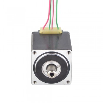 Nema 11 Hollow Dual Shaft Stepper Motor Bipolar 1.8 Deg 6Ncm (8.5oz.in) 1.0A 4 Wires