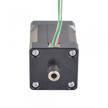 Hollow Shaft Nema 14 Stepper Motor Bipolar 1.8 Deg 33Ncm (46.74oz.in) 2.0A 35x35x48mm 4 Wires