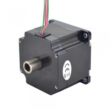 Nema 23 Hollow Shaft Stepper Motor Bipolar 1.8 Deg 0.78 Nm(110.5oz.in) 2.0A Dual Shaft 