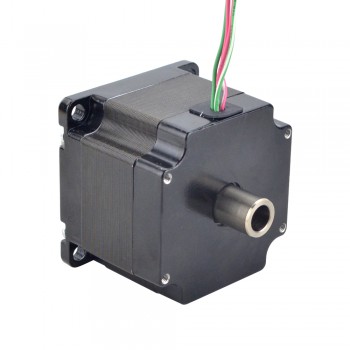 Nema 23 Hollow Shaft Stepper Motor Bipolar 1.8 Deg 0.78 Nm(110.5oz.in) 2.0A Dual Shaft 