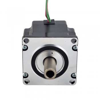 Nema 23 Hollow Shaft Stepper Motor Bipolar 1.8 Deg 0.78 Nm(110.5oz.in) 2.0A Dual Shaft 