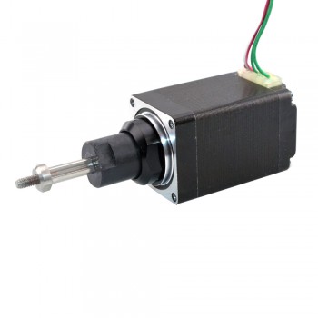 Nema 11 Captive Linear Stepper Motor Bipolar 1.8 Deg 0.35A Lead 0.635mm/0.025" Travel 12.7mm