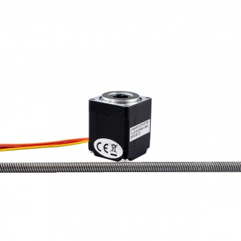 Nema 11 Non-captive Linear Stepper Motor 1.8 Deg 8.0Ncm 2.4V Bipolar 1.8 Deg 0.75A Lead 4.877mm/0.192