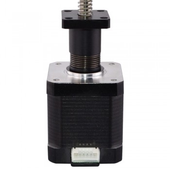 Nema 17 External Linear Stepper Motor 1.8 Deg 2.8V 44Ncm(62.3oz.in) 48mm Stack 1.68A Lead 2mm/0.07874
