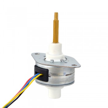 PM Captive Economy Linear Stepper Motor 7.5 Deg 1.8 Deg 0.5A Lead 1.22mm/0.048