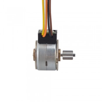 PM Rotary Stepper Motor 18 Deg 3.43mN.m (0.486oz.in) 0.4A 4 Wires Φ15x12mm Permanent Magnet Stepper Motor