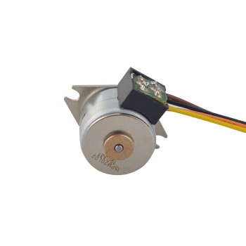 Φ15x12mm PM Rotary Stepper motor 18deg 3.43mN.m (0.486oz.in) 0.4A 4 Wires