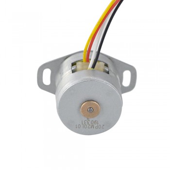 PM Rotary Stepper Motor 18 Deg 5.88mN.m (0.833oz.in) 0.5A 4 Wires Φ20x18.2mm Permanent Magnet Stepper Motor