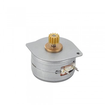 PM Rotary Stepper Motor 15 Deg 12.25mN.m (1.735oz.in) 0.275A 4 Wires Φ25x16mm Permanent Magnet Stepper Motor