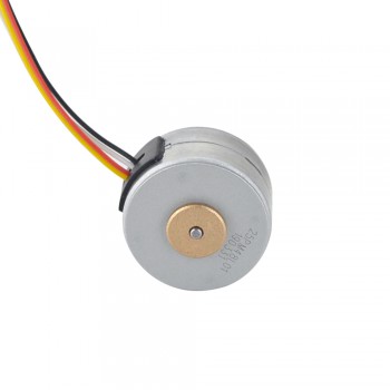 PM Rotary Stepper Motor 7.5 Deg 14.7mN.m (2.082oz.in) 0.5A 4 Wires Φ25x15mm Permanent Magnet Stepper Motor