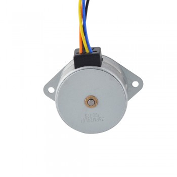 PM Rotary Stepper Motor 15 Deg 53.9mN.m (7.634oz.in) 0.8A 4 Wires Φ35x22mm Permanent Magnet Stepper Motor