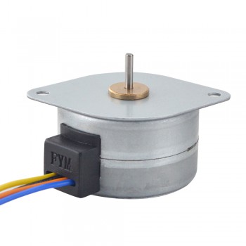 PM Rotary Stepper Motor 7.5 Deg 53.9mN.m (7.634oz.in) 0.2A 4 Wires Φ35x22mm Permanent Magnet Stepper Motor