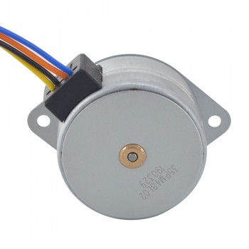 PM Rotary Stepper Motor 7.5 Deg 53.9mN.m (7.634oz.in) 0.2A 4 Wires Φ35x22mm Permanent Magnet Stepper Motor