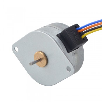 PM Rotary Stepper Motor 7.5 Deg 53.9mN.m (7.634oz.in) 0.2A 4 Wires Φ35x22mm Permanent Magnet Stepper Motor