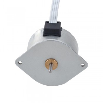 PM Stepper Motor 7.5 Deg 68.6mN.m (9.717oz.in) 0.6A 4 Wires Φ42x23.5mm Permanent Magnet Stepper Motor