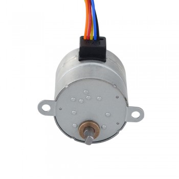  PM Gear Stepper Motor 4 Phase  0.125 Deg 0.4A 117.6 Ncm with 60:1 Spur gearbox Φ35x35.2mm