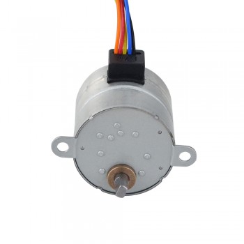  PM Gear Stepper Motor 4 Phase 0.125 Deg 0.4A 117.6 Ncm with 60:1 Spur gearbox Φ35x35.2mm