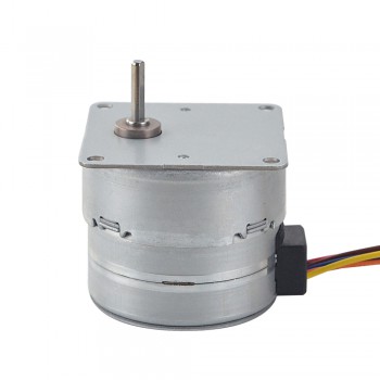 PM Geared Stepper Motor 4 Phase 0.15 Deg 98 Ncm 0.171A with 50:1 Spur gearbox Φ42x38mm