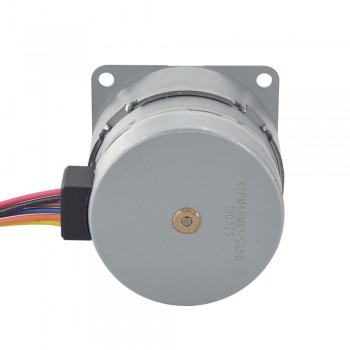 PM Geared Stepper Motor 4 Phase 0.15 Deg 98 Ncm 0.171A with 50:1 Spur gearbox Φ42x38mm