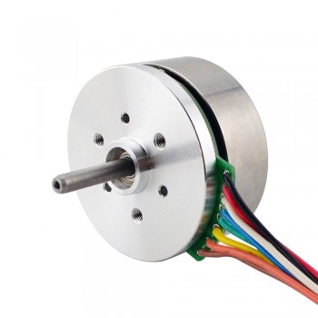 External Rotor Motor 24V 5250RPM 0.084Nm 50W 2.6A Ф43.2x21.6mm Brushless DC Flat Motor