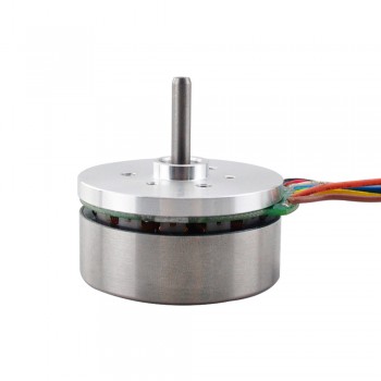 External Rotor Motor 24V 5250RPM 0.084Nm 50W 2.6A Ф43.2x21.6mm Brushless DC Flat Motor