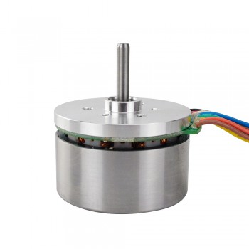 External Rotor Motor 24V 4850RPM 0.13Nm 70W 3.6A Ф43.2x27mm Brushless DC Flat Motor