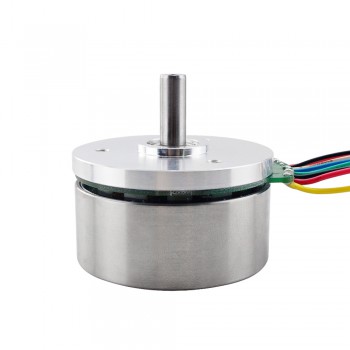  Brushless DC External Rotor Motor 24V 3740RPM 0.284Nm 100W 5.3A Ф61.2x34mm