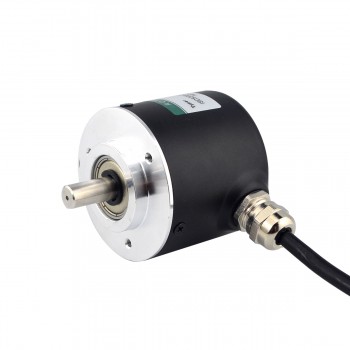 360 CPR Incremental Rotary Encoder Stepper Motor ABZ 3-Channel 8mm Solid Shaft ISC5208