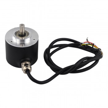 360 CPR Incremental Rotary Encoder Stepper Motor ABZ 3-Channel 8mm Solid Shaft ISC5208