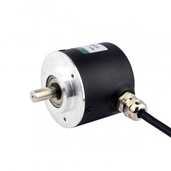 1000 CPR Incremental Stepper Motor Rotary Encoder ABZ 3-Channel 8mm Solid Shaft ISC5208