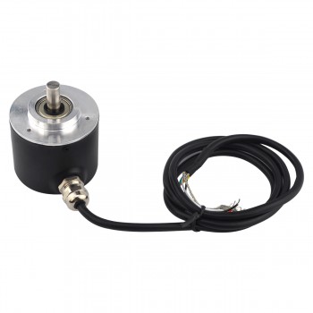 1000 CPR Incremental Stepper Motor Rotary Encoder ABZ 3-Channel 8mm Solid Shaft ISC5208