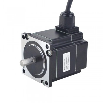 Waterproof Nema 23 Stepper Motor 1.8 Deg 4.0A 1.2Nm P Series IP65 Water Resistant Stepper Motor