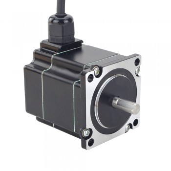 Waterproof Nema 23 Stepper Motor 1.8 Deg 4.0A 1.2Nm P Series IP65 Water Resistant Stepper Motor