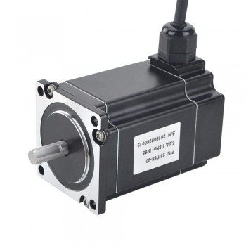 Waterproof Nema 23 Stepper Motor 1.8 Deg 5.0A 1.8Nm P Series IP65 2 Phase Water Resistant Stepper Motor