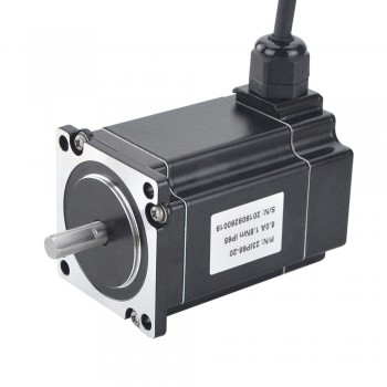 Waterproof Nema 23 Stepper Motor 1.8 Deg 5.0A 1.8Nm P Series IP65  2 Phase Water Resistant Stepper Motor