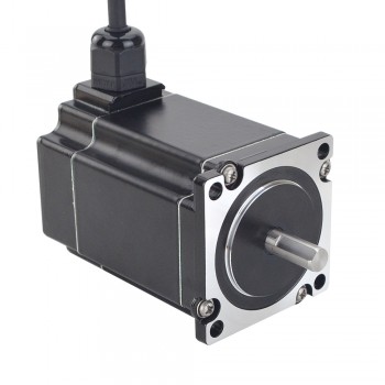 Waterproof Nema 23 Stepper Motor 1.8 Deg 5.0A 1.8Nm P Series IP65  2 Phase Water Resistant Stepper Motor