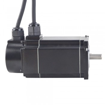 Waterproof Nema 24 Closed Loop Stepper Motor P Series IP65 1.8 Deg 3Nm 5.0A 2 Phase with Encoder 1000CPR