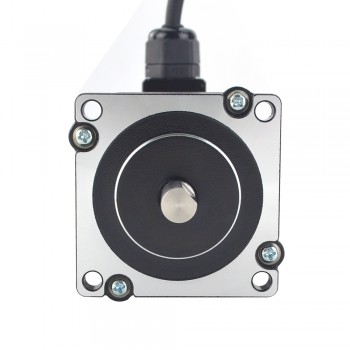 Waterproof Nema 24 Stepper Motor 1.8 Deg 5.0A 3Nm P Series IP65 2 Phase Water Resistant Stepper Motor