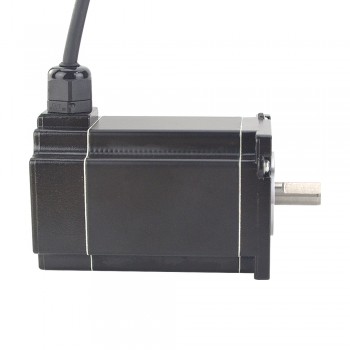 Waterproof Nema 24 Stepper Motor 1.8 Deg 5.0A 3Nm P Series IP65 2 Phase Water Resistant Stepper Motor