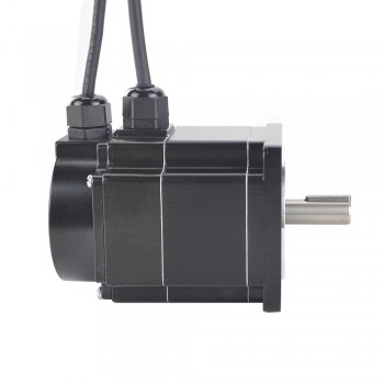 Waterproof Nema 34 Closed Loop Stepper Motor P Series IP65 1.8 Deg 4.5Nm 6.0 A with Encoder 1000CPR