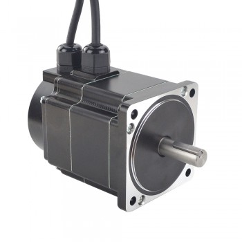 Waterproof Nema 34 Closed Loop Stepper Motor P Series IP65 1.8 Deg 4.5Nm 6.0 A with Encoder 1000CPR