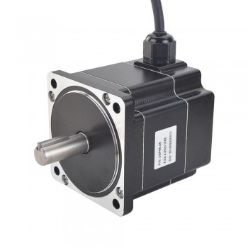 Waterproof Nema 34 Stepper Motor 1.8 Deg 6.0A 4.5Nm P Series IP65  2 Phase Water Resistant Stepper Motor