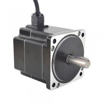 Waterproof Nema 34 Stepper Motor 1.8 Deg 6.0A 4.5Nm P Series IP65  2 Phase Water Resistant Stepper Motor