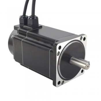 Waterproof Nema 34 Closed Loop Stepper Motor P Series IP65 1.8 Deg 8.5Nm 6A 2 Phase with Encoder 1000CPR