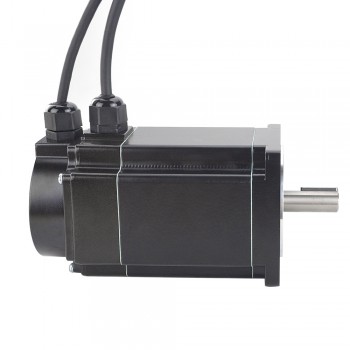 Waterproof Nema 34 Closed Loop Stepper Motor P Series IP65 1.8 Deg 8.5Nm 6A 2 Phase with Encoder 1000CPR