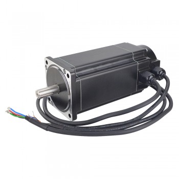 Waterproof Nema 34 Closed Loop Stepper Motor P Series IP65 1.8 Deg 12Nm 6A 2 Phase with Encoder 1000CPR