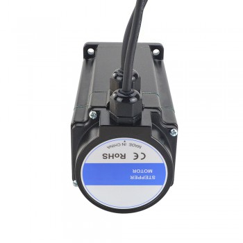 Waterproof Nema 34 Closed Loop Stepper Motor P Series IP65 1.8 Deg 12Nm 6A 2 Phase with Encoder 1000CPR